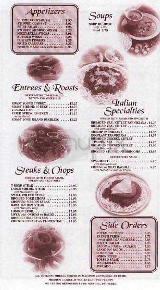 Applejack Diner - New York, NY menu_pic