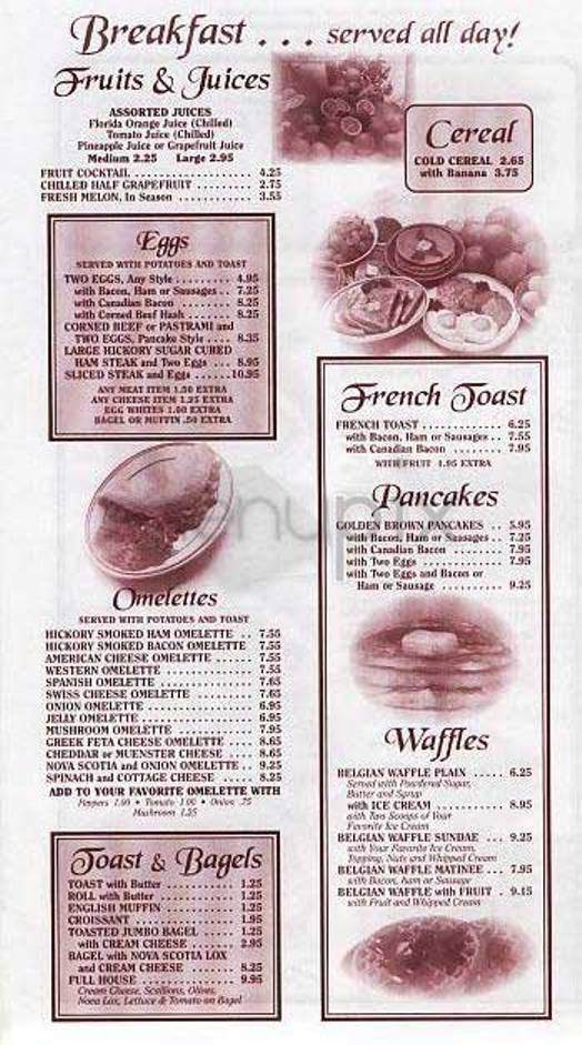 Applejack Diner - New York, NY menu_pic