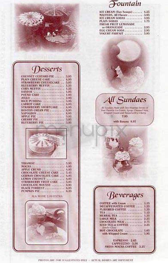 Applejack Diner - New York, NY menu_pic