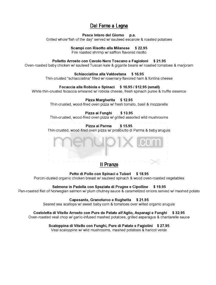 Arezzo Ristorante - New York, NY menu_pic