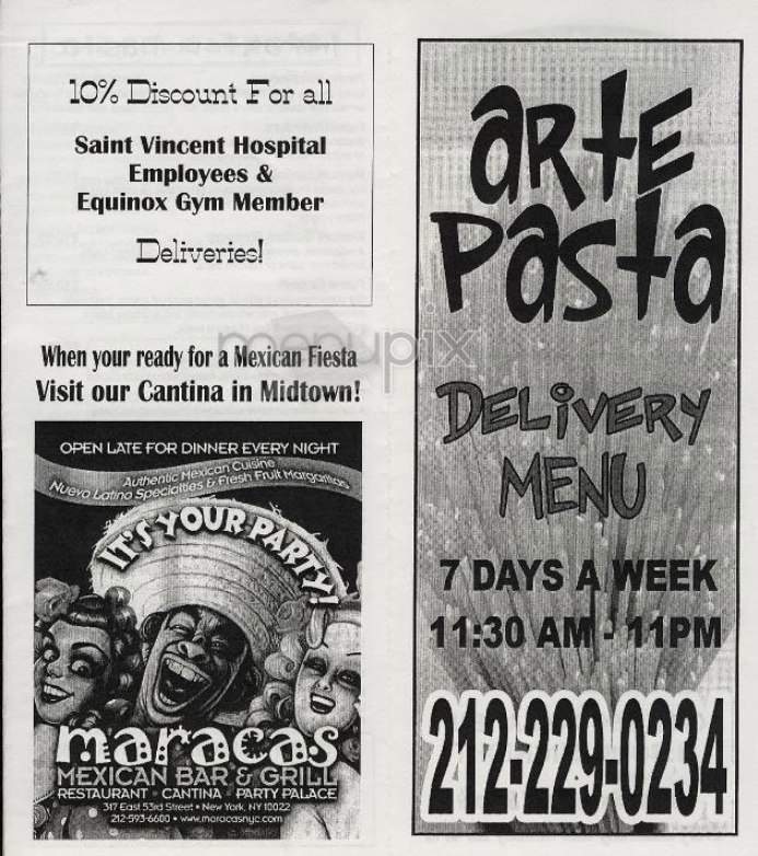 /300146/Arte-Pasta-New-York-NY - New York, NY