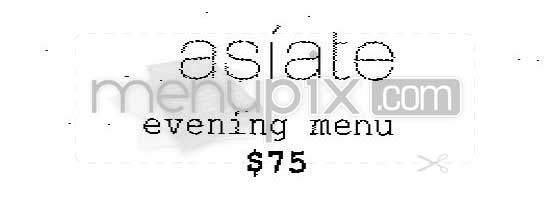 Asiate - New York, NY menu_pic