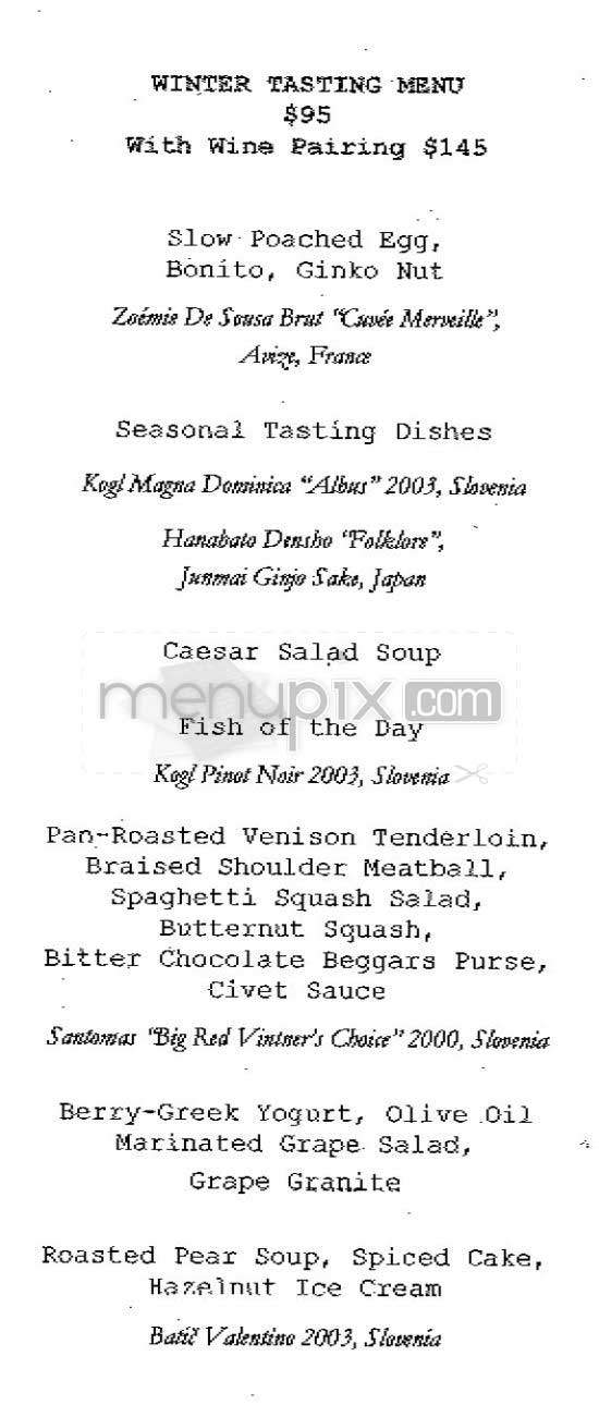 Asiate - New York, NY menu_pic