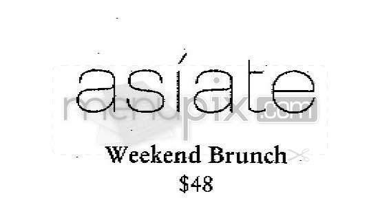 Asiate - New York, NY menu_pic