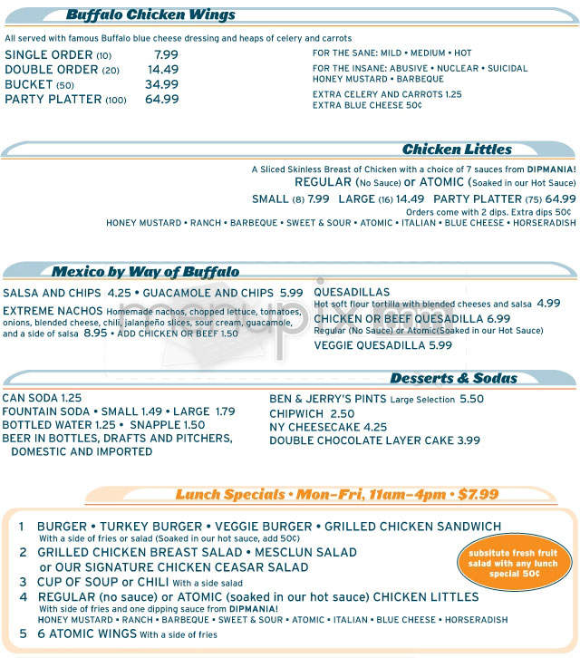 Atomic Wings - Greenfield, IN menu_pic