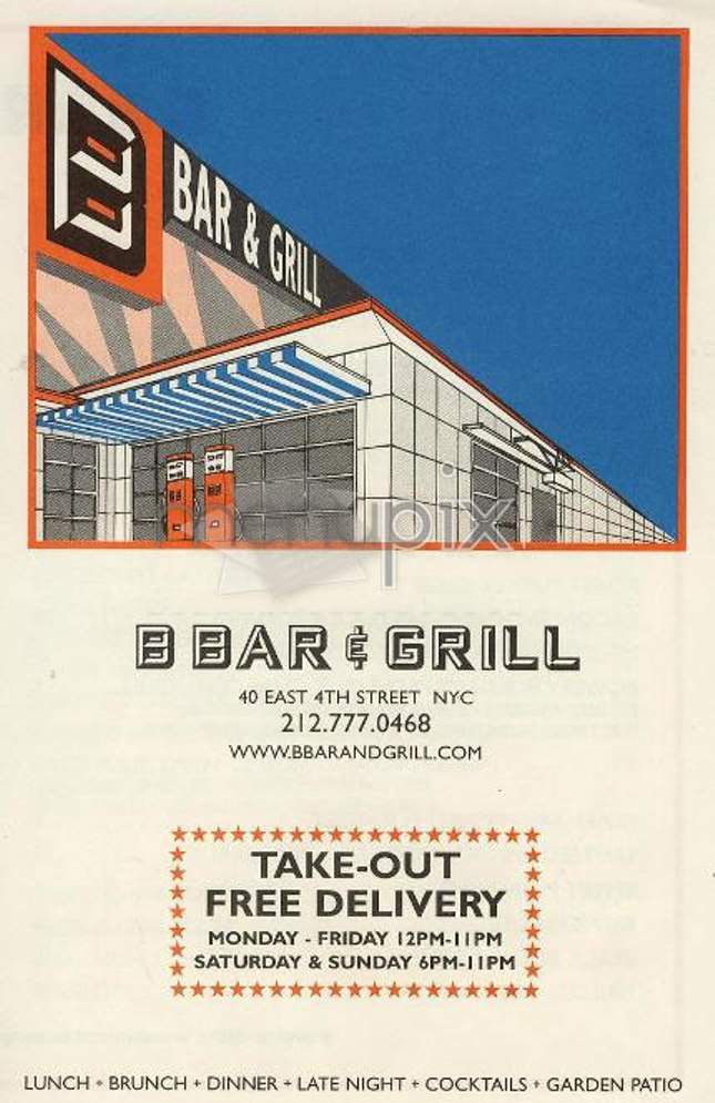 /300256/B-Bar-and-Grill-New-York-NY - New York, NY