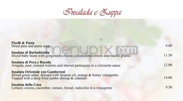 Baldoria - New York, NY menu_pic