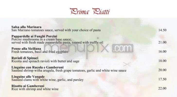 Baldoria - New York, NY menu_pic