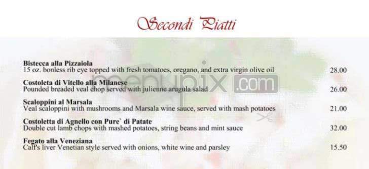Baldoria - New York, NY menu_pic