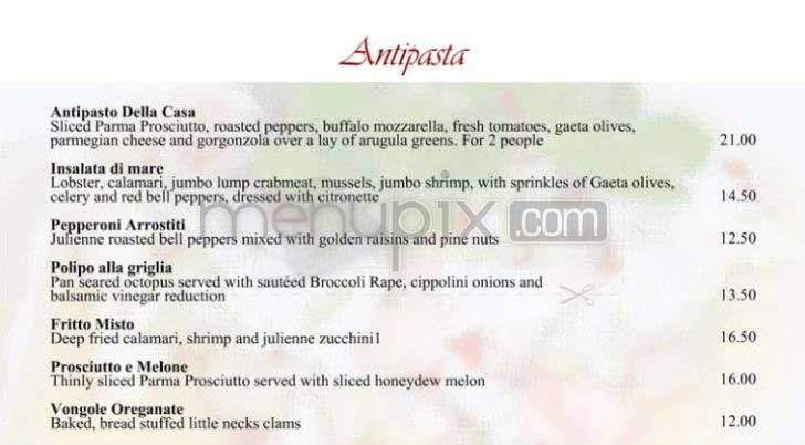 Baldoria - New York, NY menu_pic