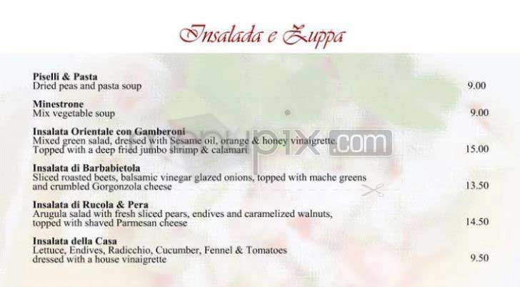 Baldoria - New York, NY menu_pic