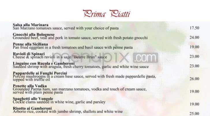 Baldoria - New York, NY menu_pic