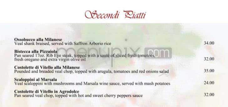 Baldoria - New York, NY menu_pic