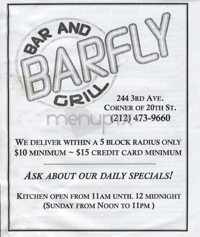 /300239/Barfly-Bar-and-Grill-New-York-NY - New York, NY