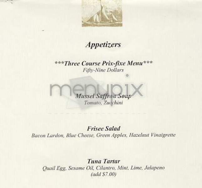 Bayard's - New York, NY menu_pic