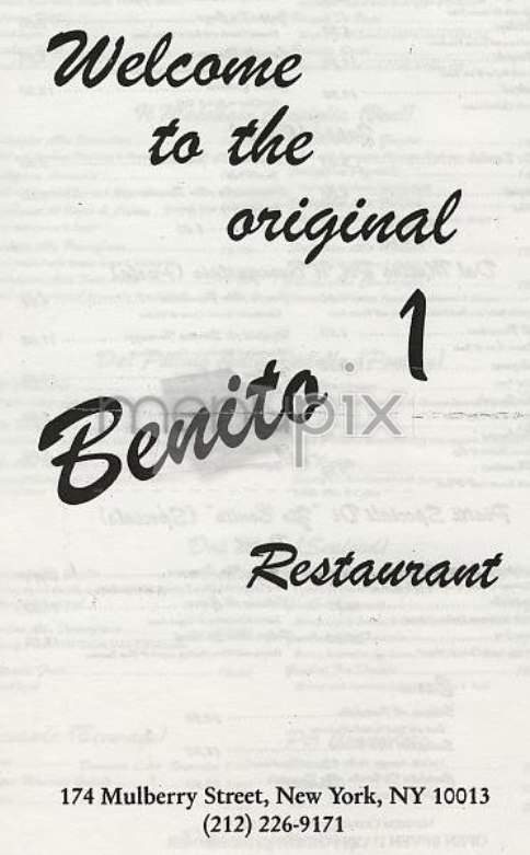 /300281/Benitos-1-The-Original-New-York-NY - New York, NY