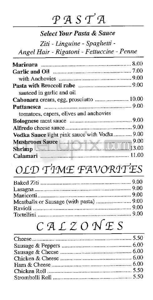 Best Pizza on First - New York, NY menu_pic