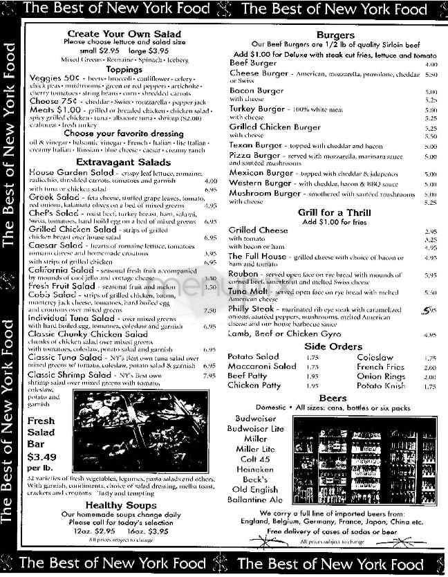 Best Of New York Food - New York, NY menu_pic