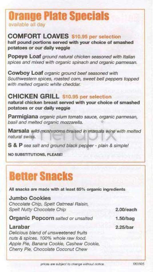 Better Burger NYC - New York, NY menu_pic