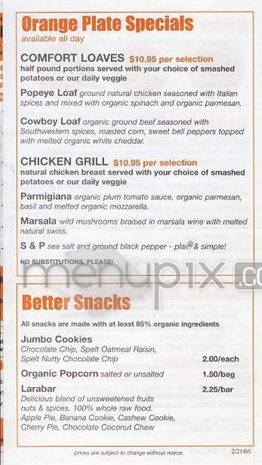 Better Burger NYC - New York, NY menu_pic