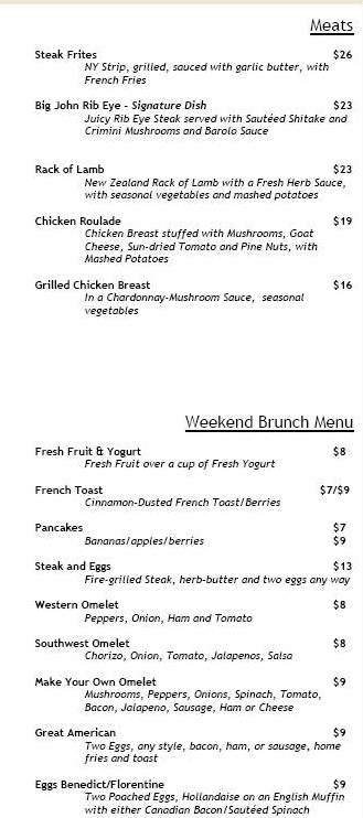Big John - New York, NY menu_pic