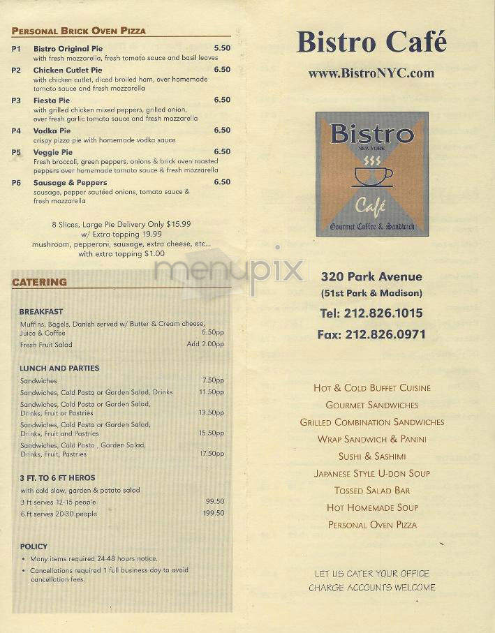 /304665/Bistro-Cafe-New-York-NY - New York, NY