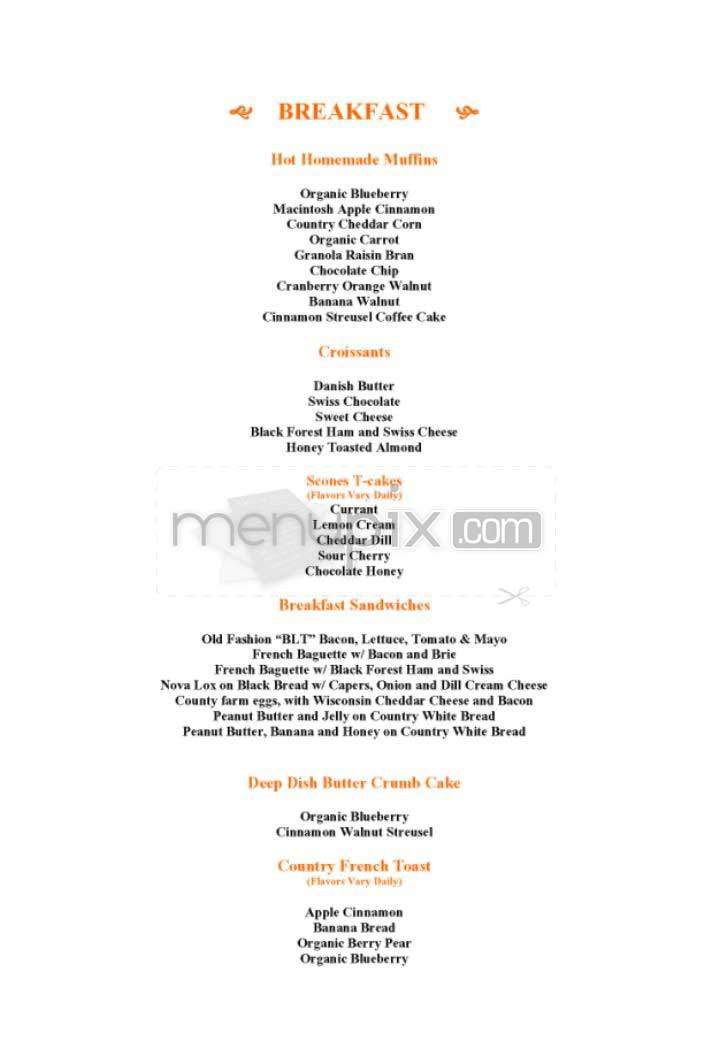 Blue Dog Cafe - New York, NY menu_pic