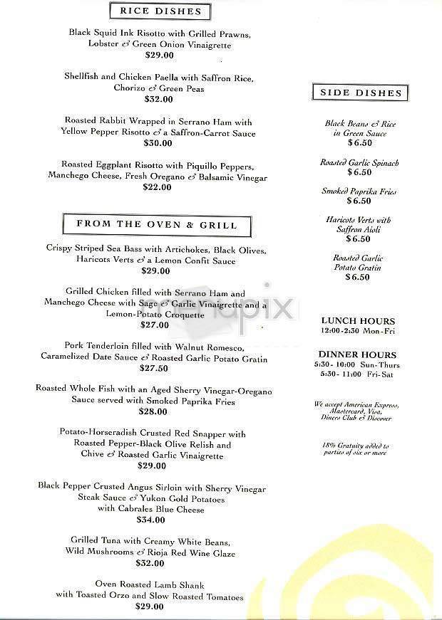 Bolo - New York, NY menu_pic