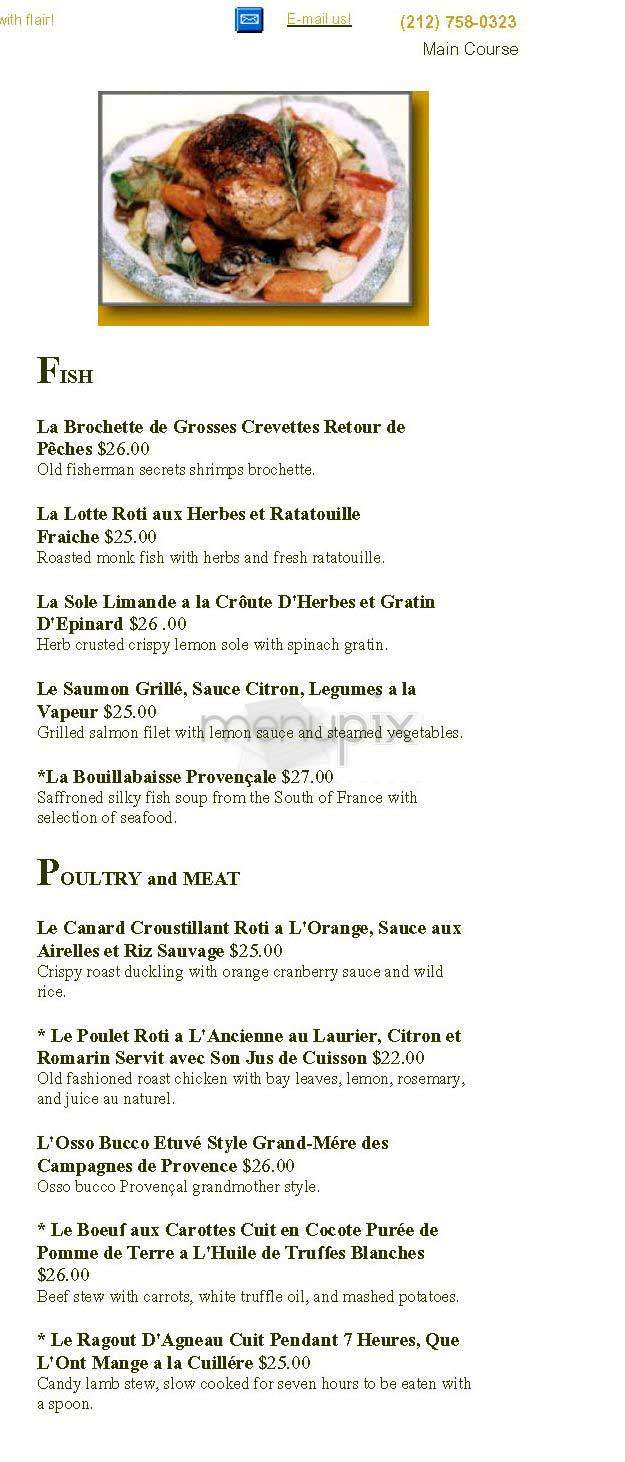 Bouterin - New York, NY menu_pic