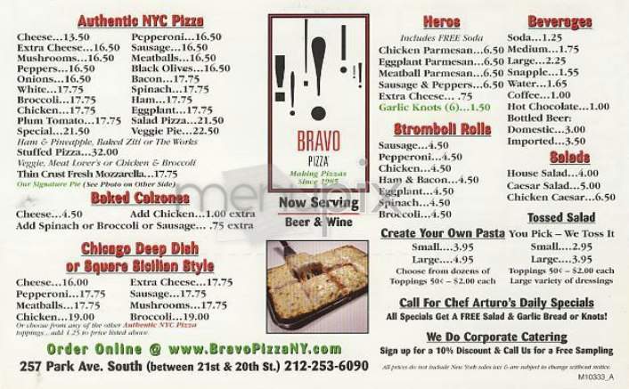 /300410/Bravo-Pizza-New-York-NY - New York, NY