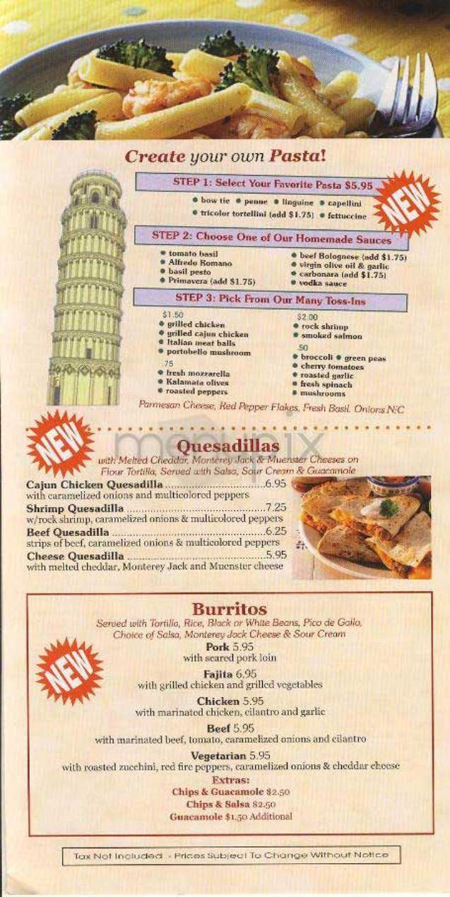 The Bread Factory - New York, NY menu_pic