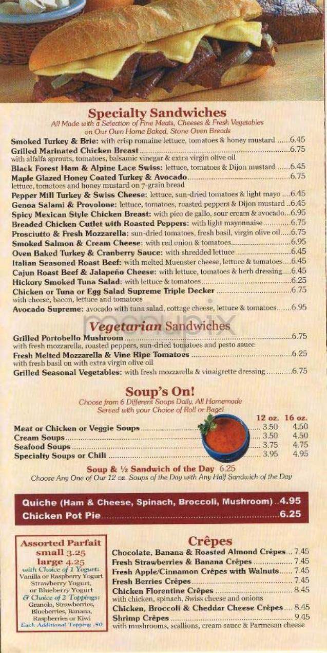 The Bread Factory - New York, NY menu_pic