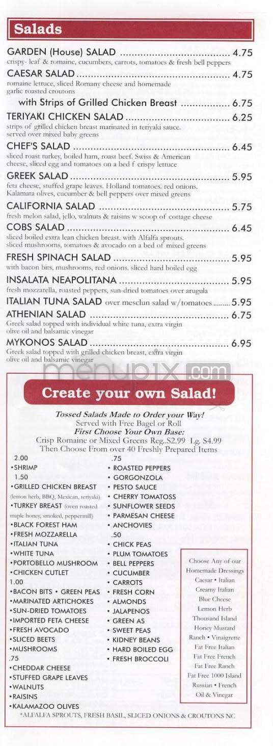 Bread and Pastry Cafe - New York, NY menu_pic