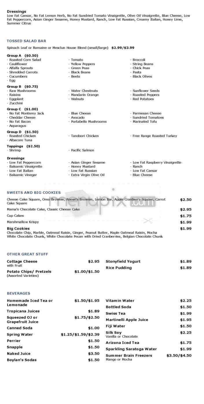 Bread Market - New York, NY menu_pic