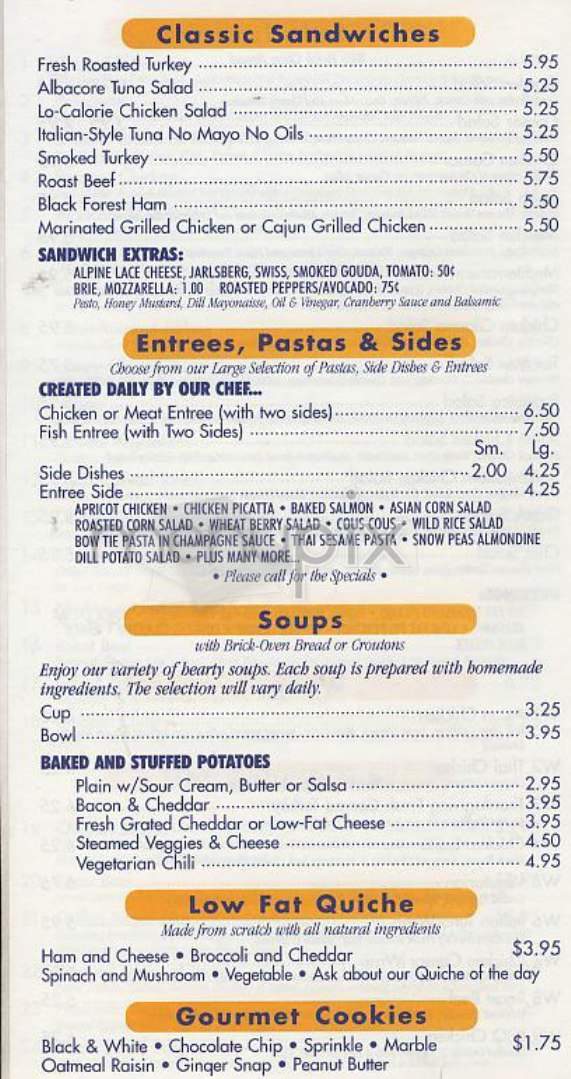 Bread Market Cafe - New York, NY menu_pic