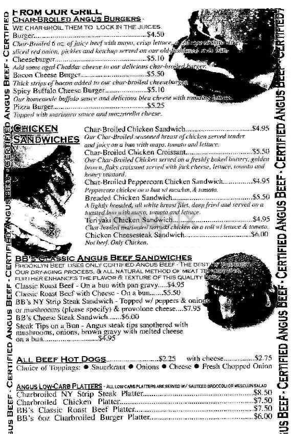 Brooklyn Beef - New York, NY menu_pic