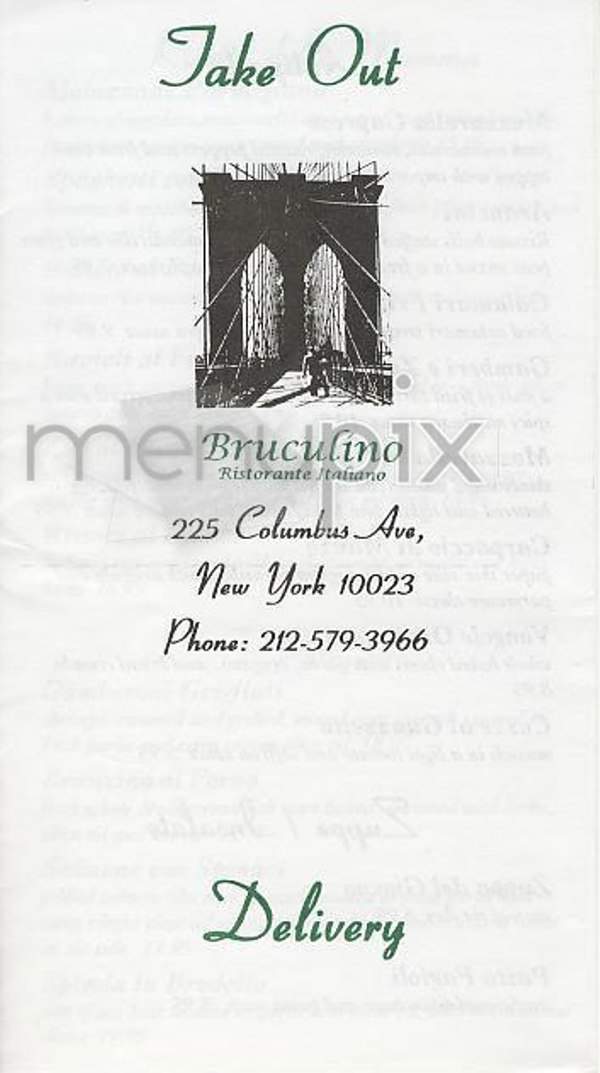 Bistro Cassis - New York, NY menu_pic