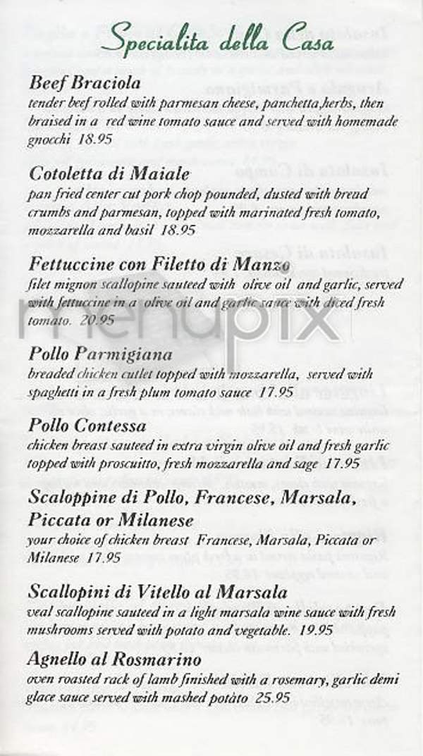 Bistro Cassis - New York, NY menu_pic