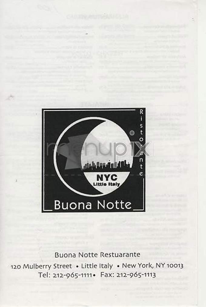 /300458/Buona-Notte-New-York-NY - New York, NY