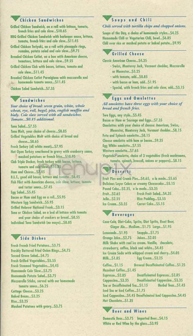 Burger Heaven - New York, NY menu_pic