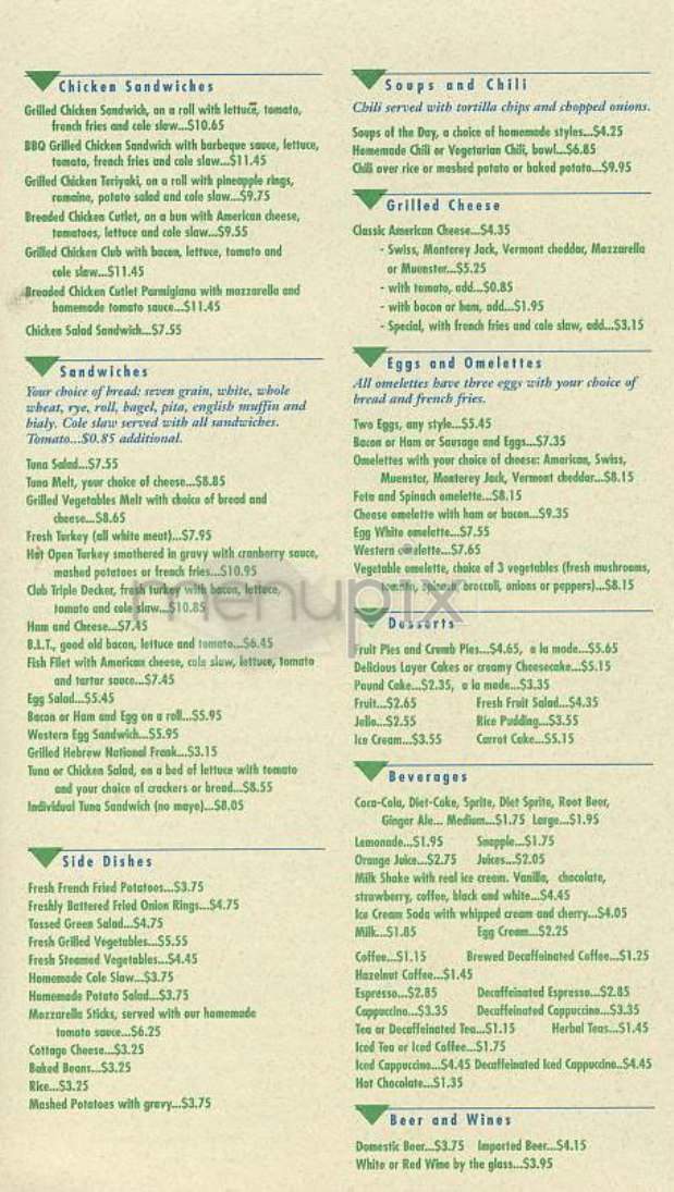 Burger Heaven - New York, NY menu_pic