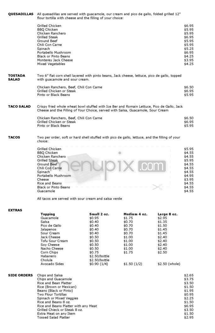 Lunch Box - Sebastopol, CA menu_pic