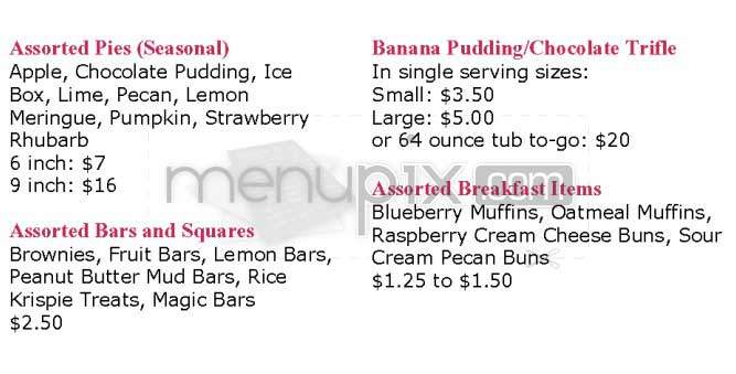 Buttercup Bake Shop - New York, NY menu_pic