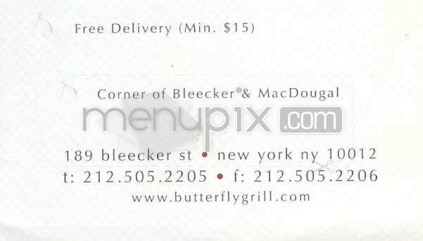 /303588/Butterfly-Grill-New-York-NY - New York, NY