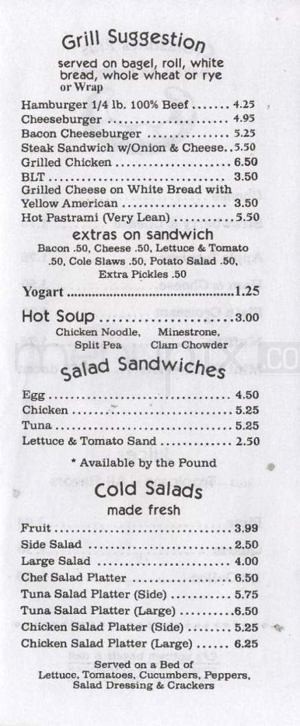 CJ's Uptown Bagel & Deli - Hoboken, NJ menu_pic