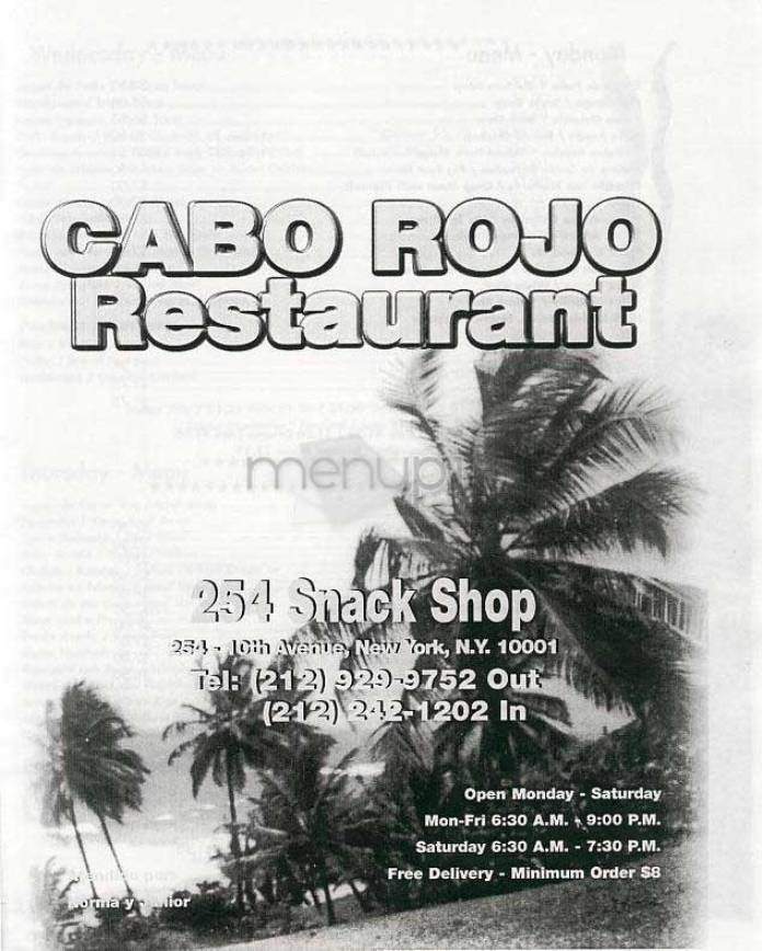 /300507/Cabo-Rojo-New-York-NY - New York, NY