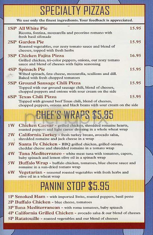 Cafe 21 - New York, NY menu_pic