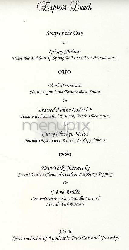 South Gate - New York, NY menu_pic