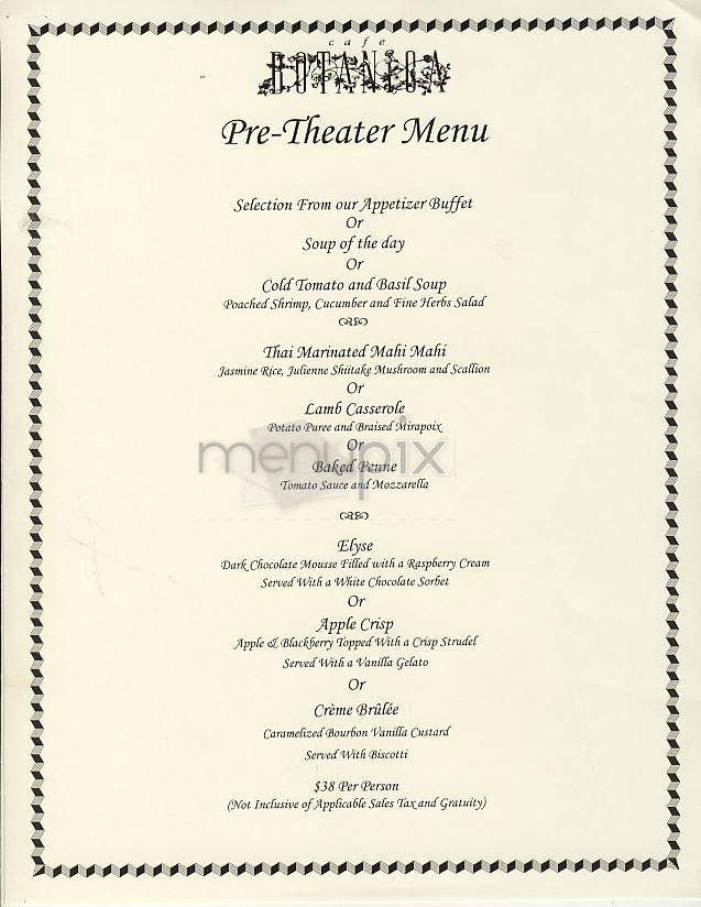 South Gate - New York, NY menu_pic