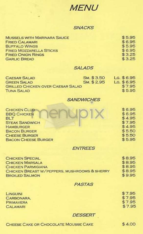Cafe Castelli - New York, NY menu_pic